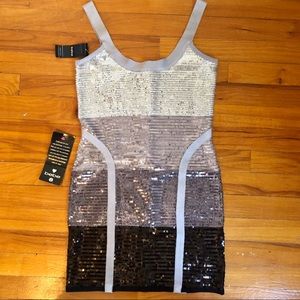 Bebe Sequin Dress